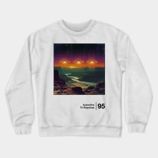 Tri Repetae / Minimal Graphic Artwork Design Crewneck Sweatshirt